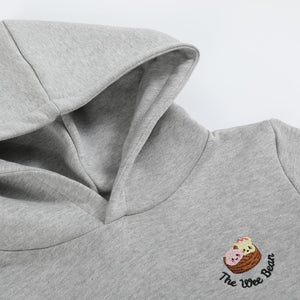 Kids Organic Cotton Grey Hoodie - Dim Sum