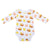 the wee bean long sleeve organic cotton dim sum onesie bodysuit