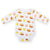 Organic Cotton Long Sleeve Baby Onesie - Dim Sum