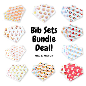 the wee bean bib sets bundle deal