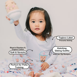 the wee bean bamboo PJ sleepwear features