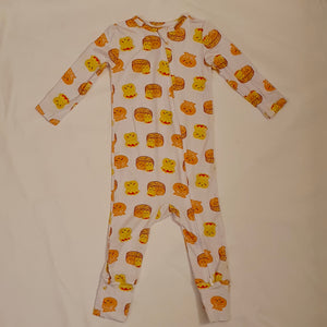 Bamboo Convertible Zip Romper - Dim Sum *VFFP SAMPLES: 3-6M, 12-18M*